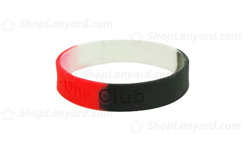 Debossed Silicone Segmented Wristband-DW12ASE