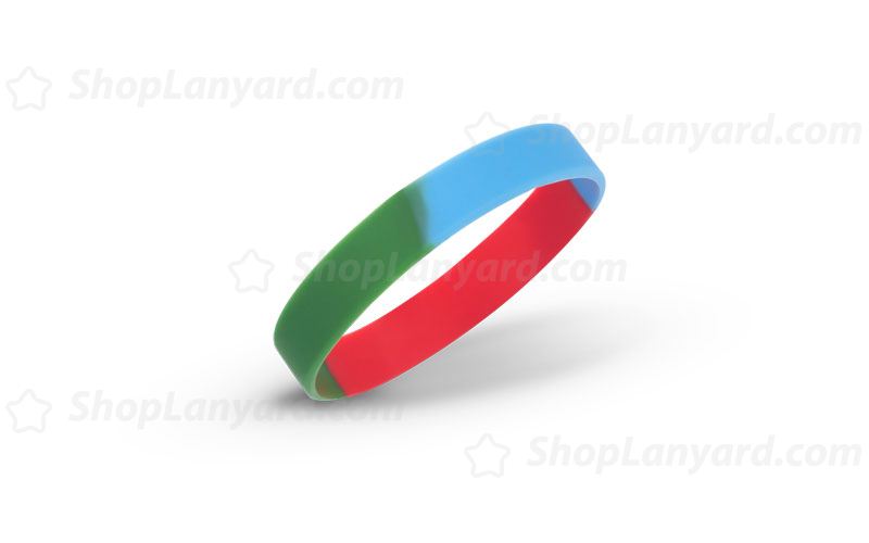 Blank Silicone Segmented Wristband-BW12ASE