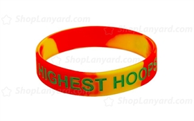 Multi Colour Debossed Colorfilled Wristband-CFW12ASW