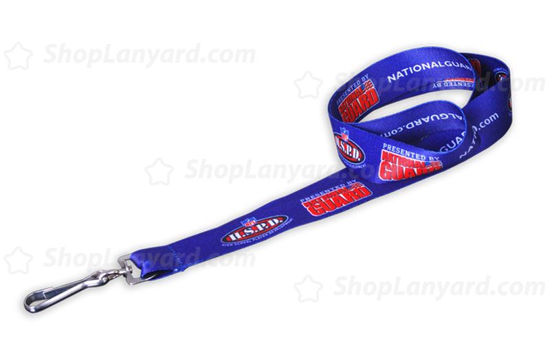 Royal Blue Dye Sublimated Lanyard-DSL20cxD