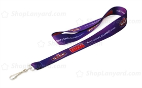 Dark Blue Dye Sublimated Lanyard-DSL20cxS