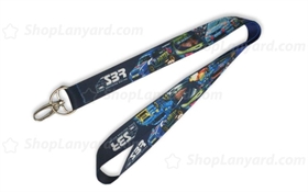 Full Color Dye Sublimated Lanyard-DSL25aexS