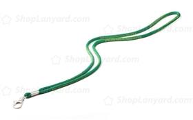 Green Cord Woven Lanyard-CWL5bzS