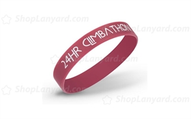 Cool Brown Printed Silicone Wristband-PW12ASO