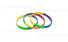 Multi Color Embossed Silicone Wristband-EW6ASE