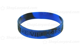 Multi Color Debossed Silicone Wristband-DW12ASW