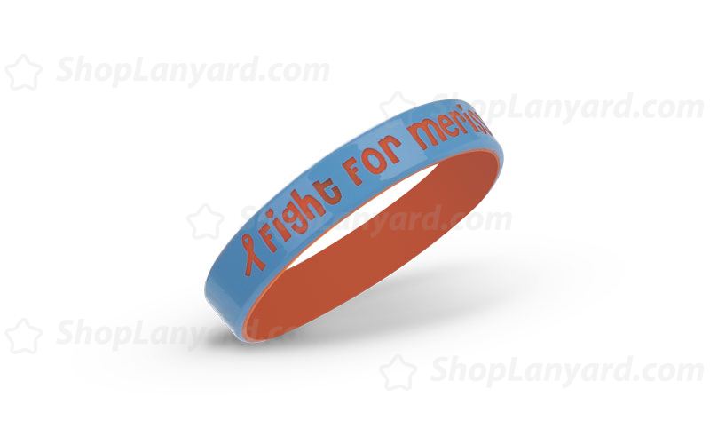 Light Blue Duel Layer Wristband-DLW12ASO