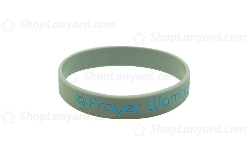 Cool Gray Colorfilled Wristband-CFW12ASO