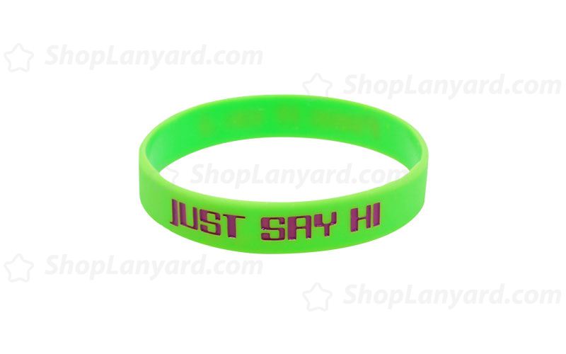 Cool Green Colorfilled Wristband-CFW12ASO