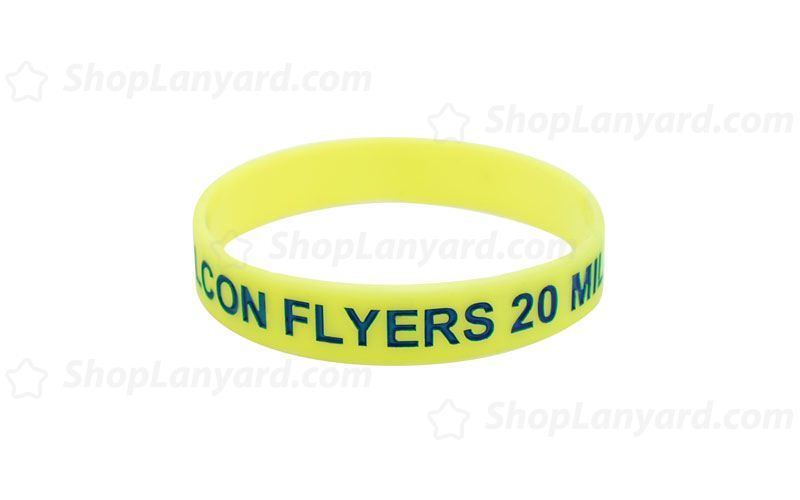 Light Yellow Colorfilled Wristband-CFW12ASO