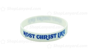 Cool White Colorfilled Wristband-CFW12ASO