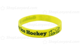 Solid Yellow Colorfilled Wristband-CFW12ASO