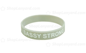 Light Gray Colorfilled Wristband-CFW12ASO